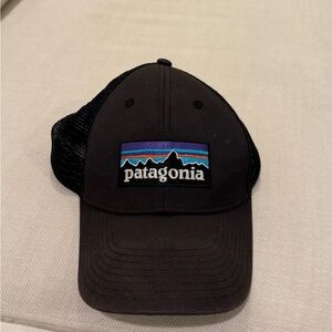 Patagonia Black Mesh Cap with Logo
